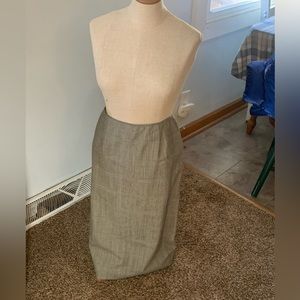 VINTAGE 1960’s knee-length Glen check pencil skirt
